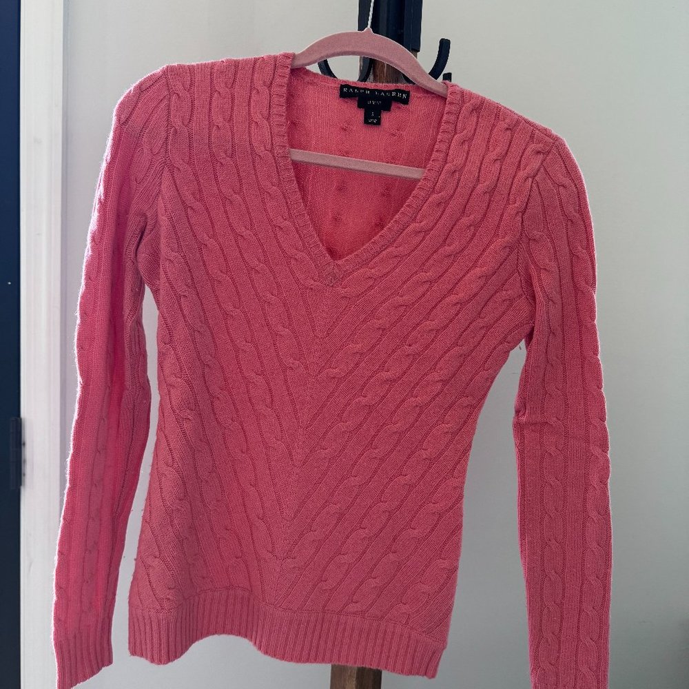 Ralph Lauren Cashmere V-Neck Sweater